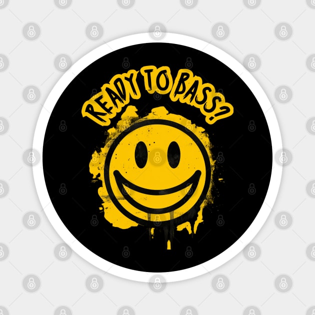 Acid House Smile Face Magnet by FrogandFog